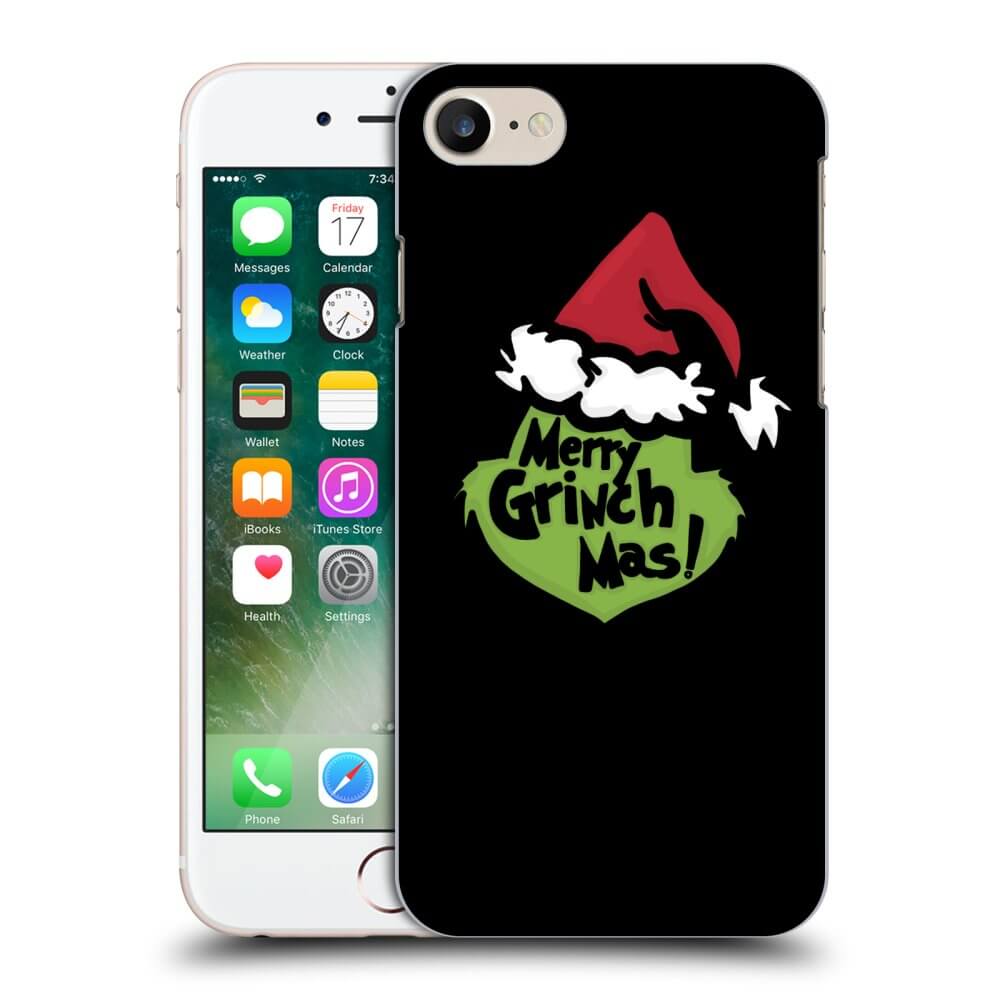 Picasee fekete szilikon tok az alábbi mobiltelefonokra Apple iPhone 8 - Grinch 2