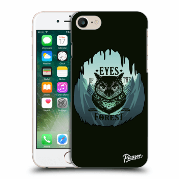 Picasee tejszínű szilikon tok az alábbi mobiltelefonokra Apple iPhone 8 - Forest owl
