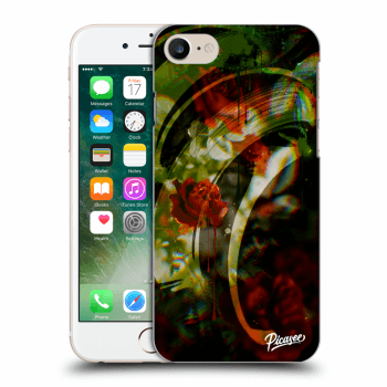 Picasee átlátszó szilikon tok az alábbi mobiltelefonokra Apple iPhone 8 - Roses color