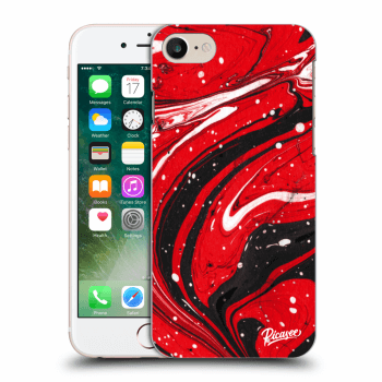 Szilikon tok erre a típusra Apple iPhone 8 - Red black