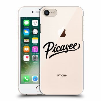 Picasee átlátszó szilikon tok az alábbi mobiltelefonokra Apple iPhone 8 - Picasee - black