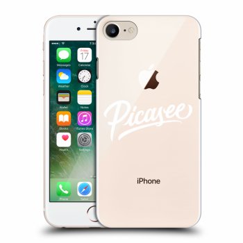 Picasee átlátszó szilikon tok az alábbi mobiltelefonokra Apple iPhone 8 - Picasee - White