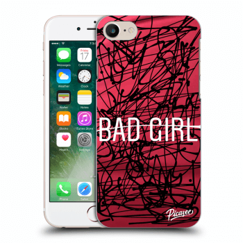 Picasee tejszínű szilikon tok az alábbi mobiltelefonokra Apple iPhone 8 - Bad girl