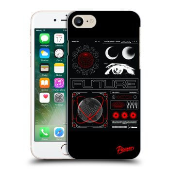Picasee fekete szilikon tok az alábbi mobiltelefonokra Apple iPhone 8 - WAVES