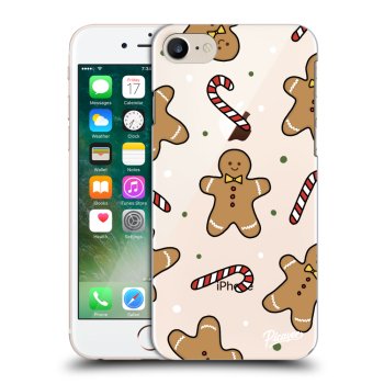Picasee átlátszó szilikon tok az alábbi mobiltelefonokra Apple iPhone 8 - Gingerbread