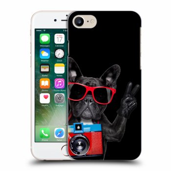 Szilikon tok erre a típusra Apple iPhone 8 - French Bulldog