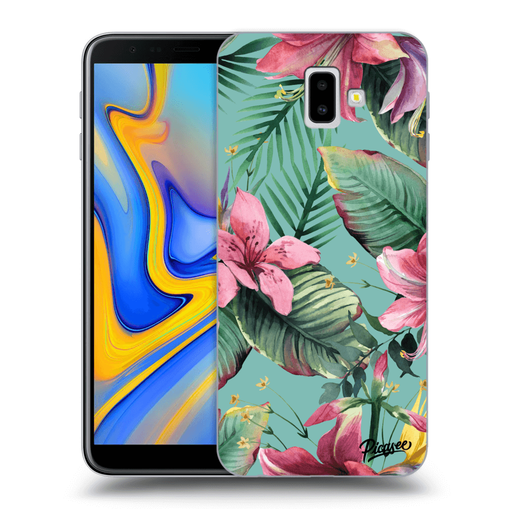 Picasee átlátszó szilikon tok az alábbi mobiltelefonokra Samsung Galaxy J6+ J610F - Hawaii