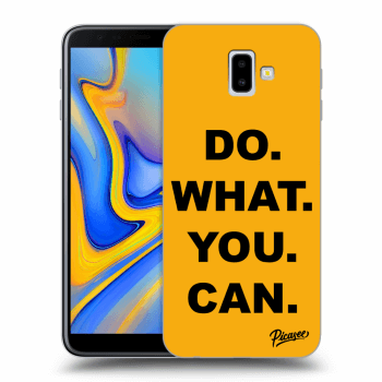 Picasee átlátszó szilikon tok az alábbi mobiltelefonokra Samsung Galaxy J6+ J610F - Do What You Can