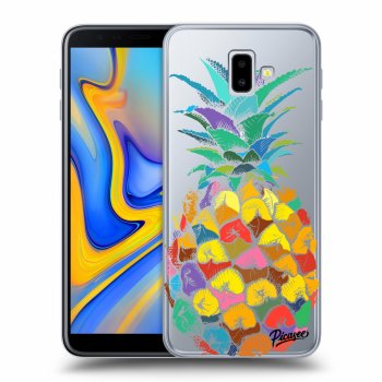 Picasee átlátszó szilikon tok az alábbi mobiltelefonokra Samsung Galaxy J6+ J610F - Pineapple