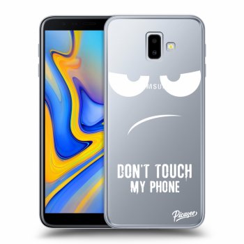 Picasee átlátszó szilikon tok az alábbi mobiltelefonokra Samsung Galaxy J6+ J610F - Don't Touch My Phone
