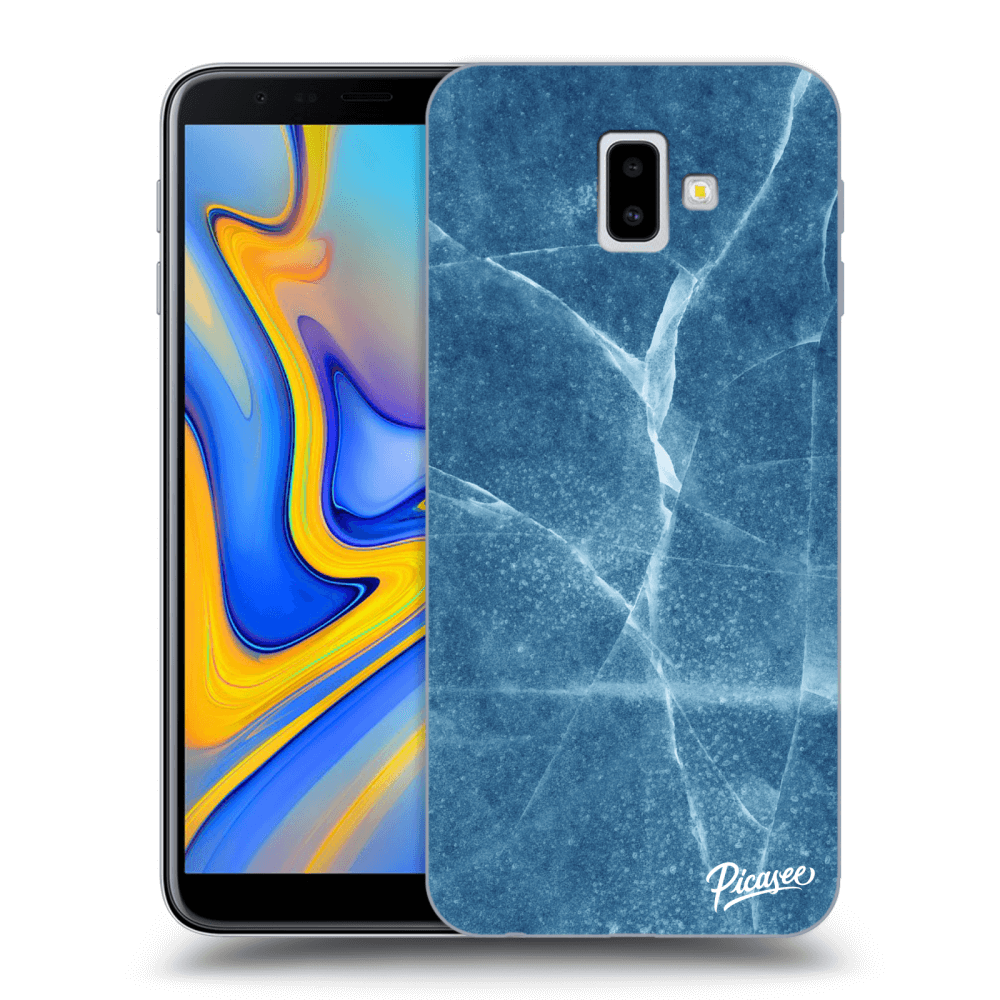 Picasee átlátszó szilikon tok az alábbi mobiltelefonokra Samsung Galaxy J6+ J610F - Blue marble