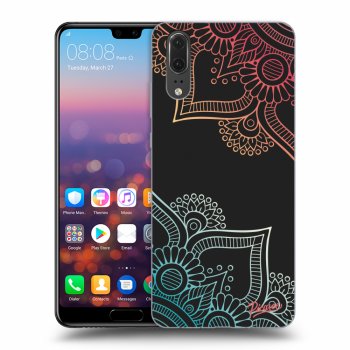 Tok az alábbi mobiltelefonokra Huawei P20 - Flowers pattern