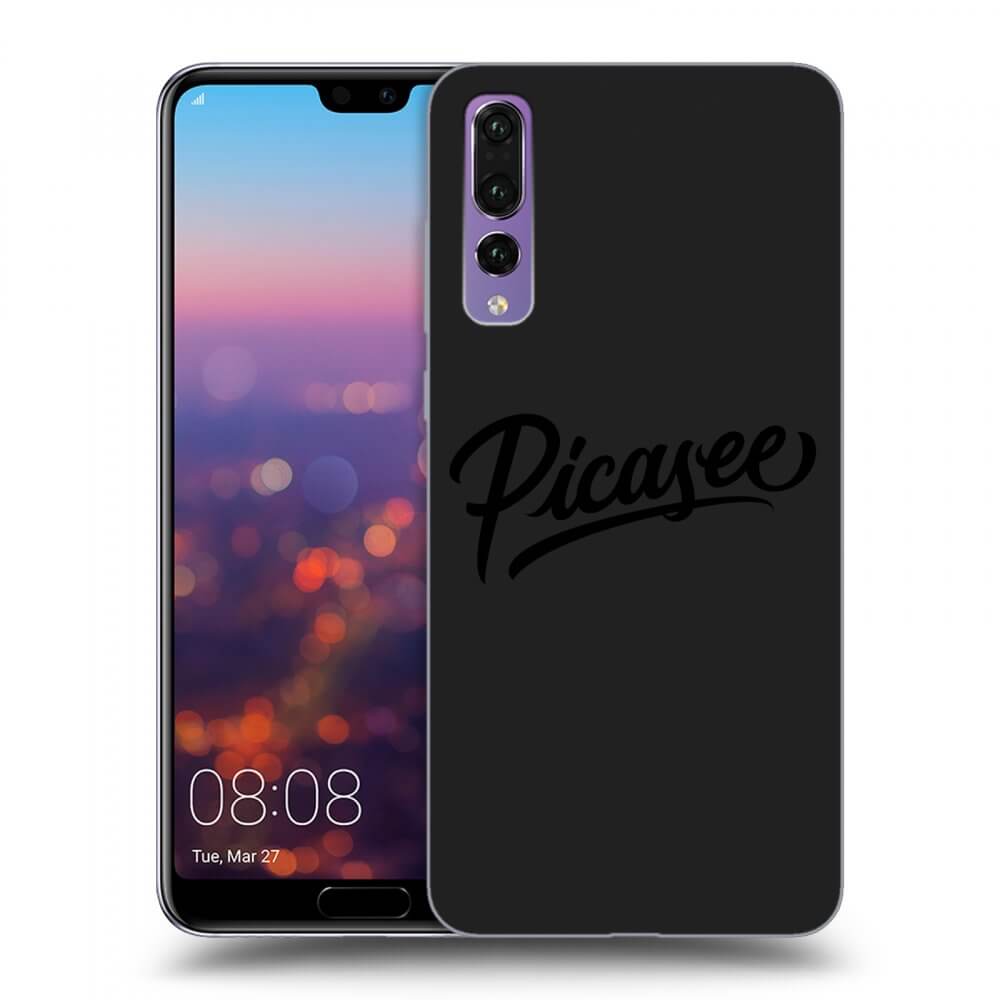 Picasee fekete szilikon tok az alábbi mobiltelefonokra Huawei P20 Pro - Picasee - black