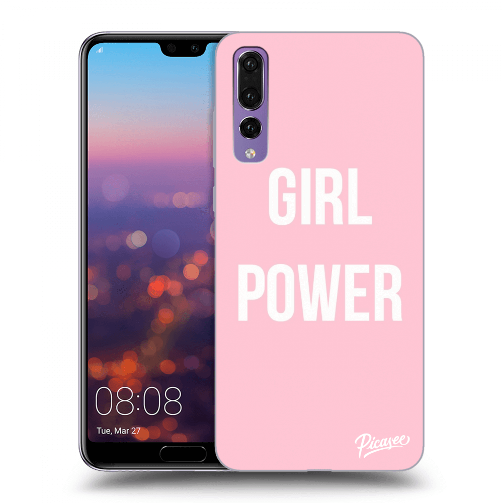 Picasee fekete szilikon tok az alábbi mobiltelefonokra Huawei P20 Pro - Girl power