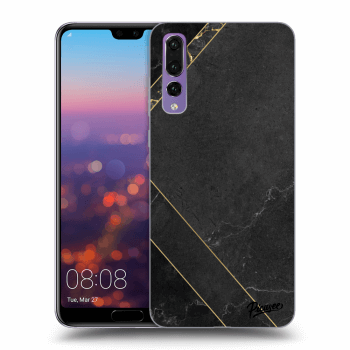 Szilikon tok erre a típusra Huawei P20 Pro - Black tile