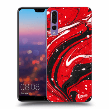 Szilikon tok erre a típusra Huawei P20 Pro - Red black