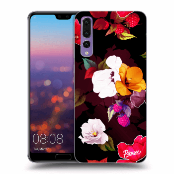 Szilikon tok erre a típusra Huawei P20 Pro - Flowers and Berries