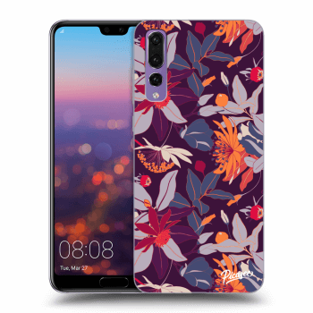 Szilikon tok erre a típusra Huawei P20 Pro - Purple Leaf