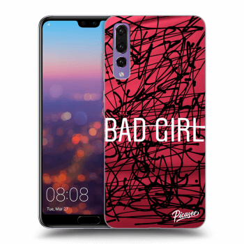 Picasee fekete szilikon tok az alábbi mobiltelefonokra Huawei P20 Pro - Bad girl