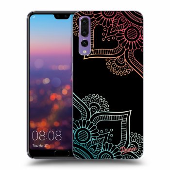 Szilikon tok erre a típusra Huawei P20 Pro - Flowers pattern