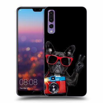 Szilikon tok erre a típusra Huawei P20 Pro - French Bulldog