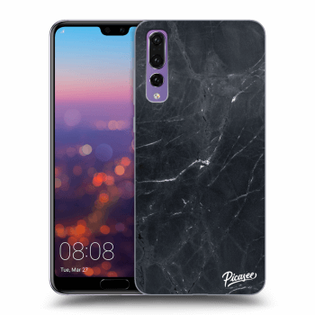 Szilikon tok erre a típusra Huawei P20 Pro - Black marble