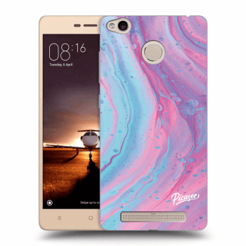 Picasee átlátszó szilikon tok az alábbi mobiltelefonokra Xiaomi Redmi 3s, 3 Pro - Pink liquid