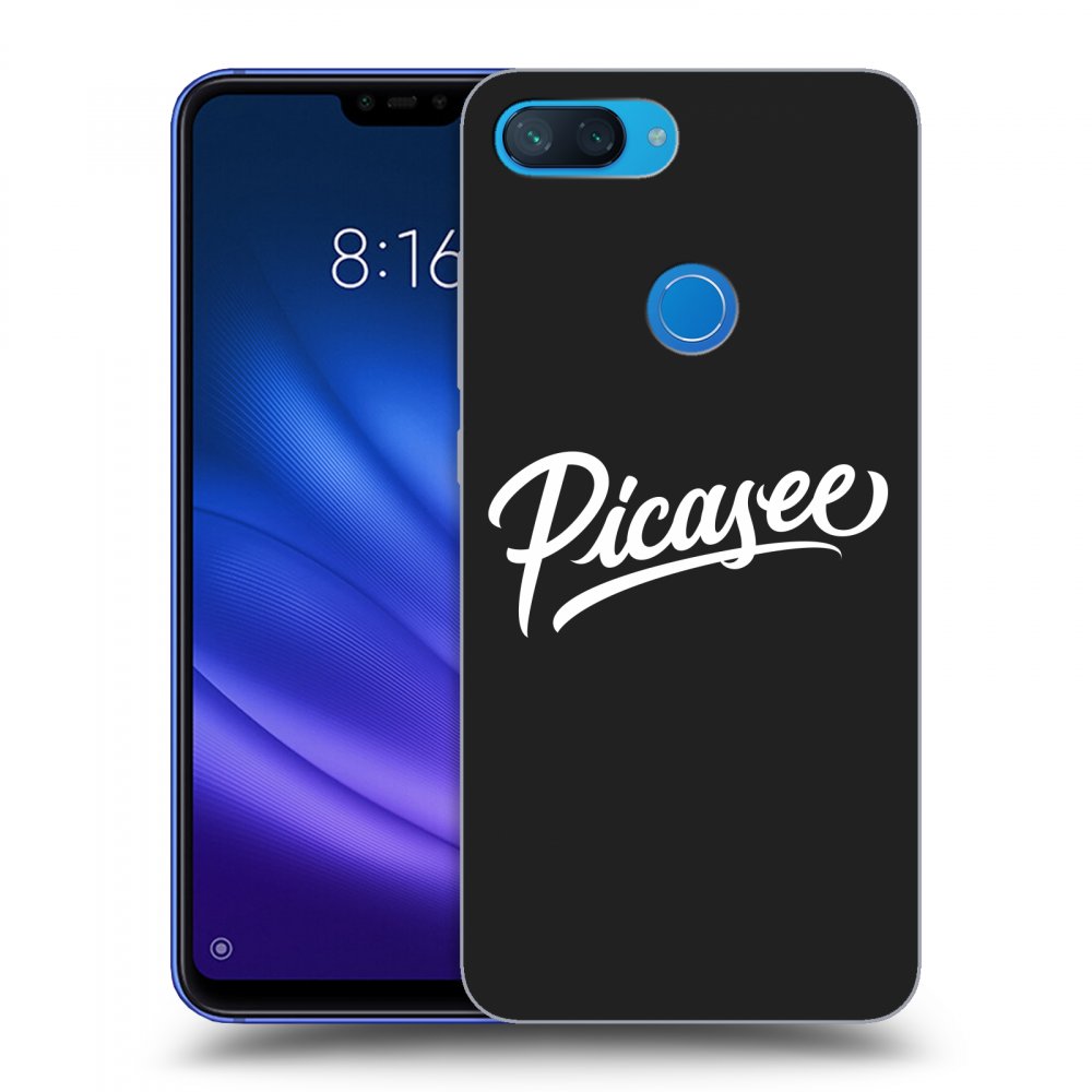 Picasee fekete szilikon tok az alábbi mobiltelefonokra Xiaomi Mi 8 Lite - Picasee - White