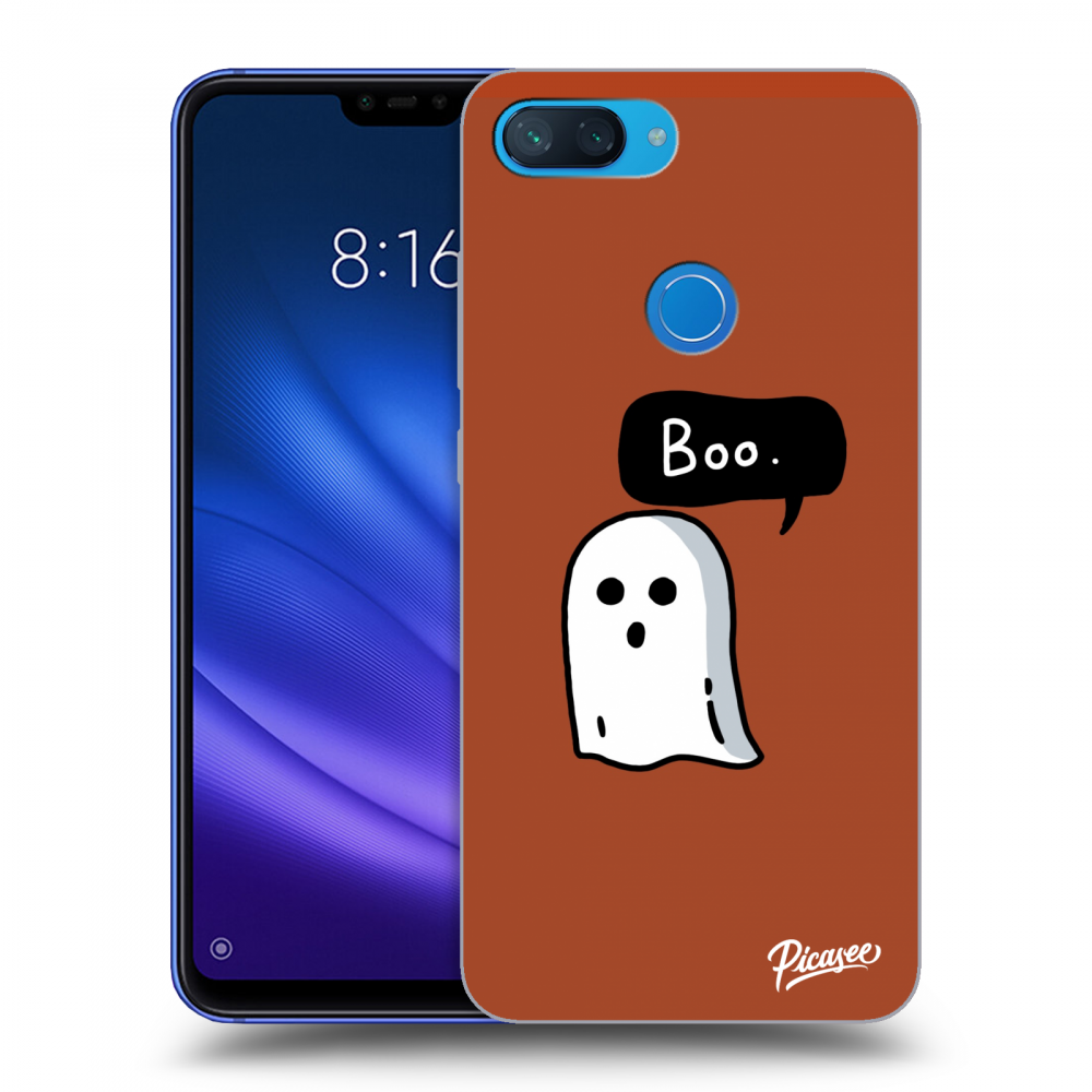 Picasee fekete szilikon tok az alábbi mobiltelefonokra Xiaomi Mi 8 Lite - Boo