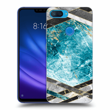 Tok az alábbi mobiltelefonokra Xiaomi Mi 8 Lite - Blue geometry