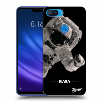Picasee fekete szilikon tok az alábbi mobiltelefonokra Xiaomi Mi 8 Lite - Astronaut Big