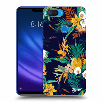 Picasee átlátszó szilikon tok az alábbi mobiltelefonokra Xiaomi Mi 8 Lite - Pineapple Color