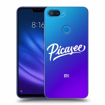 Picasee átlátszó szilikon tok az alábbi mobiltelefonokra Xiaomi Mi 8 Lite - Picasee - White