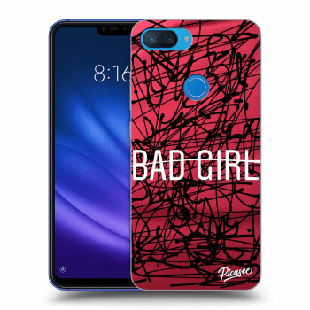 Picasee fekete szilikon tok az alábbi mobiltelefonokra Xiaomi Mi 8 Lite - Bad girl