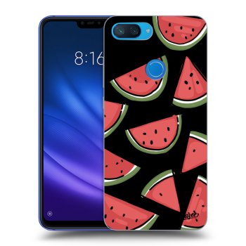 Picasee fekete szilikon tok az alábbi mobiltelefonokra Xiaomi Mi 8 Lite - Melone