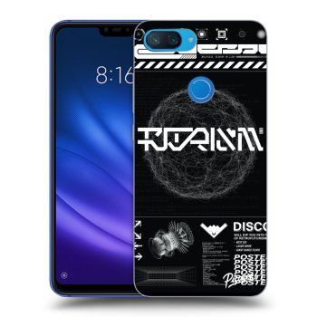 Picasee átlátszó szilikon tok az alábbi mobiltelefonokra Xiaomi Mi 8 Lite - BLACK DISCO