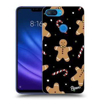 Picasee fekete szilikon tok az alábbi mobiltelefonokra Xiaomi Mi 8 Lite - Gingerbread