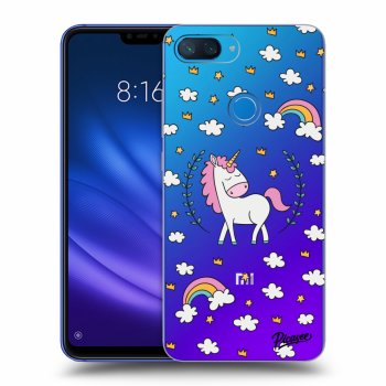 Picasee átlátszó szilikon tok az alábbi mobiltelefonokra Xiaomi Mi 8 Lite - Unicorn star heaven