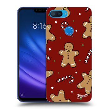 Picasee fekete szilikon tok az alábbi mobiltelefonokra Xiaomi Mi 8 Lite - Gingerbread 2