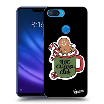 Picasee fekete szilikon tok az alábbi mobiltelefonokra Xiaomi Mi 8 Lite - Hot Cocoa Club
