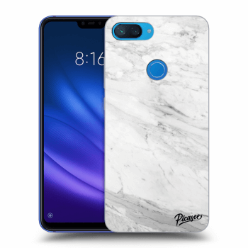 Tok az alábbi mobiltelefonokra Xiaomi Mi 8 Lite - White marble