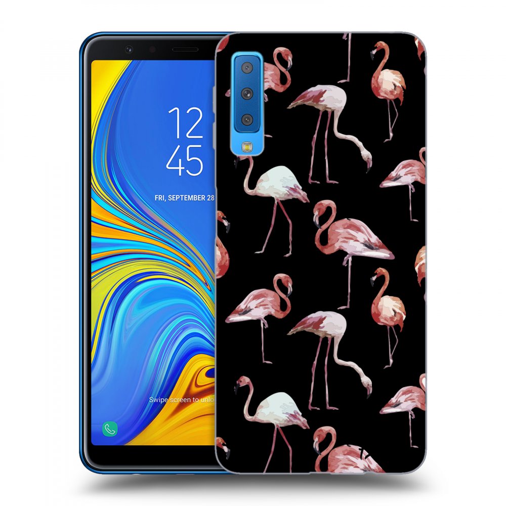Picasee ULTIMATE CASE Samsung Galaxy A7 2018 A750F - készülékre - Flamingos