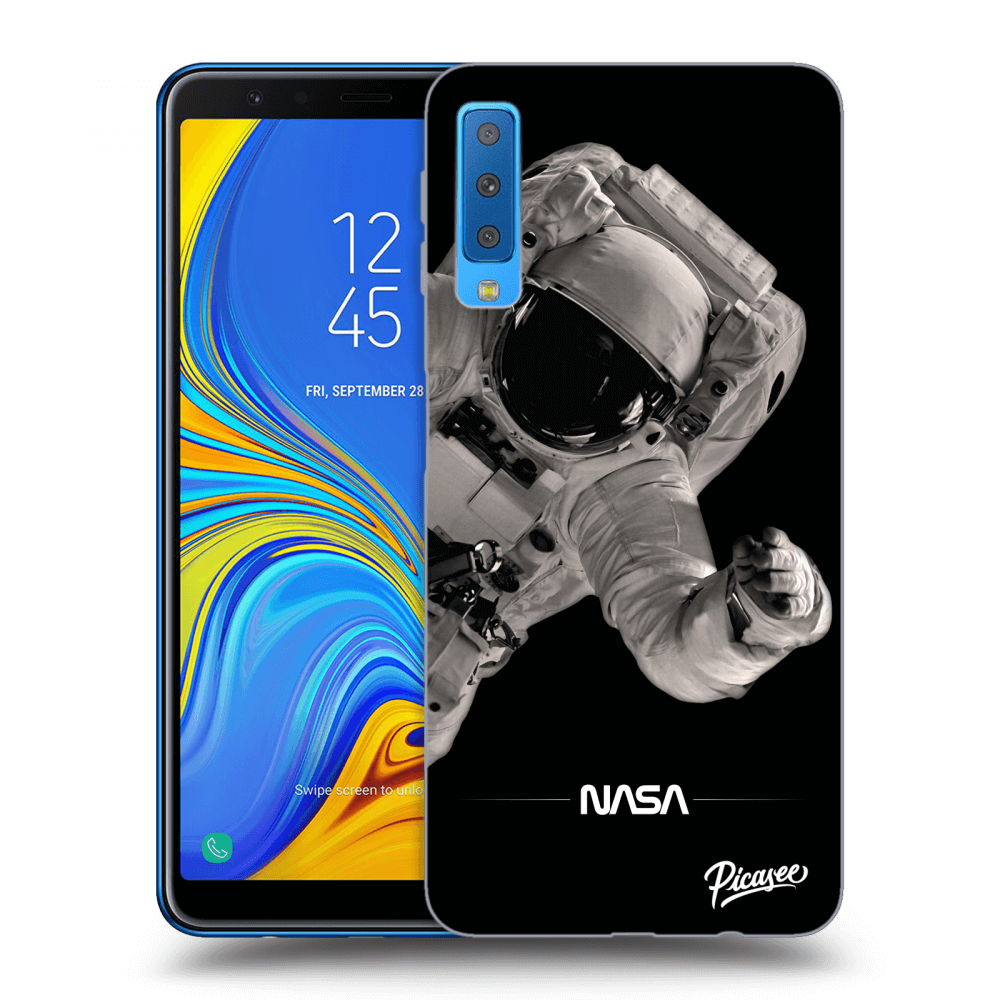 Picasee átlátszó szilikon tok az alábbi mobiltelefonokra Samsung Galaxy A7 2018 A750F - Astronaut Big