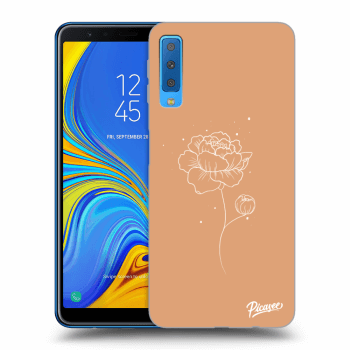 Tok az alábbi mobiltelefonokra Samsung Galaxy A7 2018 A750F - Peonies