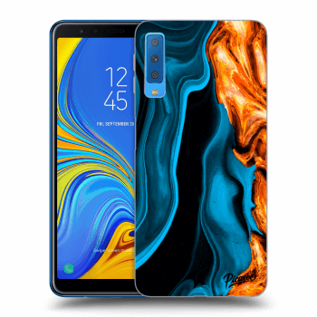 Tok az alábbi mobiltelefonokra Samsung Galaxy A7 2018 A750F - Gold blue