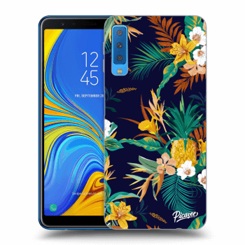 Picasee átlátszó szilikon tok az alábbi mobiltelefonokra Samsung Galaxy A7 2018 A750F - Pineapple Color