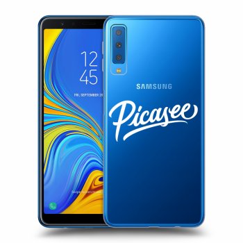 Picasee átlátszó szilikon tok az alábbi mobiltelefonokra Samsung Galaxy A7 2018 A750F - Picasee - White