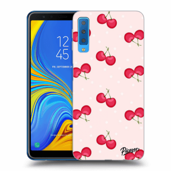 Szilikon tok erre a típusra Samsung Galaxy A7 2018 A750F - Cherries