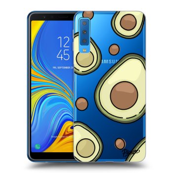 Picasee átlátszó szilikon tok az alábbi mobiltelefonokra Samsung Galaxy A7 2018 A750F - Avocado