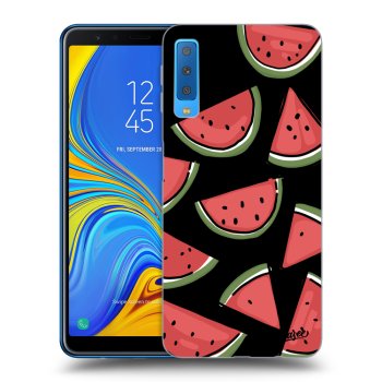 Picasee fekete szilikon tok az alábbi mobiltelefonokra Samsung Galaxy A7 2018 A750F - Melone